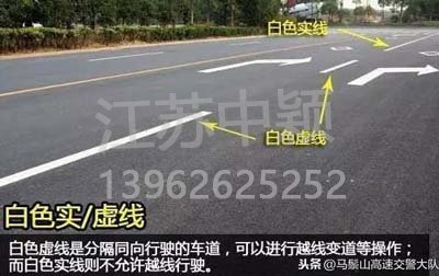 道路交通標(biāo)線圖文講解，僅花1分鐘讓你快速看懂，再也不會被違章扣分