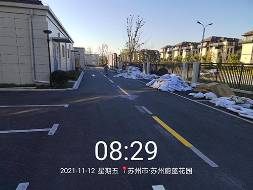 蘇州道路標線冷漆多少錢一平？道路劃線價格多少一米？