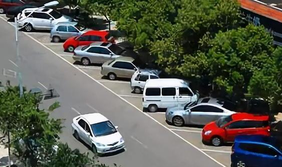 45度斜車位劃線標(biāo)準(zhǔn)尺寸圖，45度斜停車位設(shè)計(jì)圖？